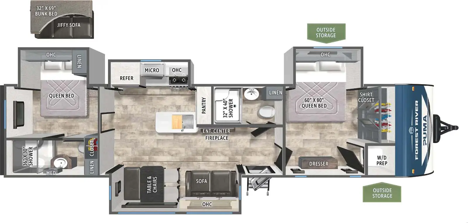 340DB Floorplan Image